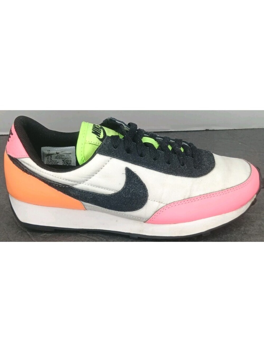 Nike Shoes Womens Size 7 Multicolor Waffle Running Sneakers DJ5996-100 *READ* - Picture 2 of 9